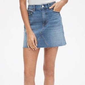 GAP High-Rise Denim Mini Skirt